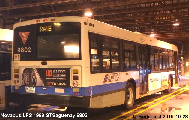 BUS/AUTOBUS: Novabus LFS 1999 STSaguenay