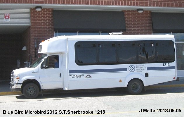 BUS/AUTOBUS: Blue Bird Microbird 2012 STSherbrooke