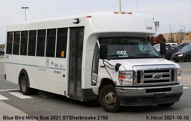 BUS/AUTOBUS: Blue Bird MicroBird 2021 STSherbrooke