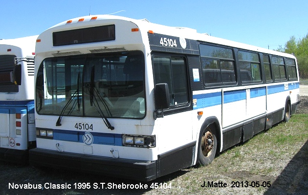 BUS/AUTOBUS: Novabus Classic 1995 STSherbrooke