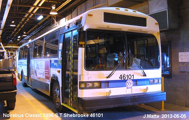 BUS/AUTOBUS: Novabus Classic 1996 STSherbrooke