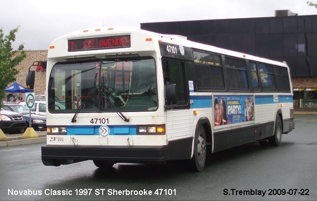 BUS/AUTOBUS: Novabus LFS 1997 STSherbrooke