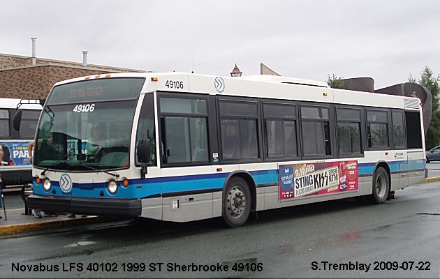 BUS/AUTOBUS: Novabus LFS 1999 STSherbrooke