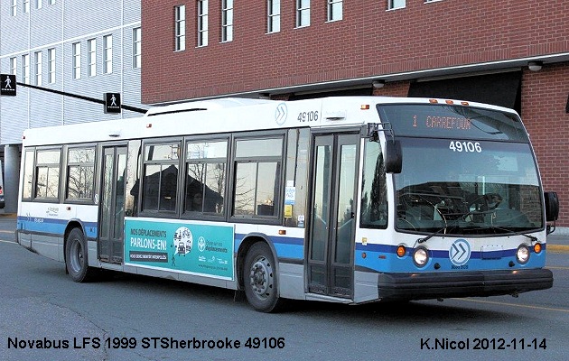 BUS/AUTOBUS: Novabus LFS 1999 STSherbrooke