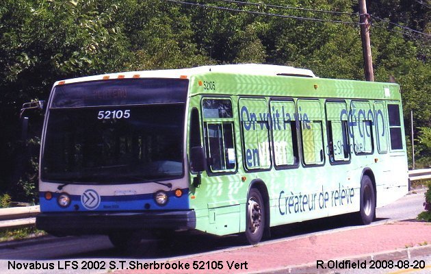 BUS/AUTOBUS: Novabus LFS 2002 STSherbrooke
