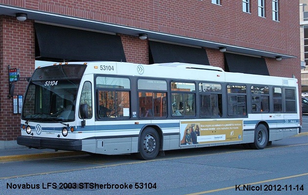 BUS/AUTOBUS: Novabus LFS 2003 STSherbrooke