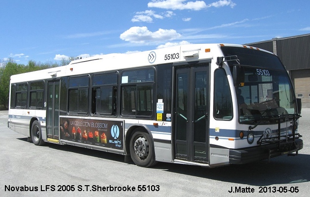 BUS/AUTOBUS: Novabus LFS 2005 STSherbrooke