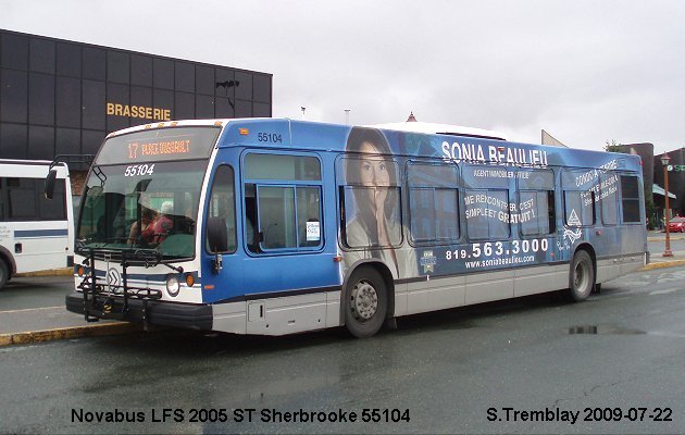 BUS/AUTOBUS: Novabus LFS 2005 STSherbrooke