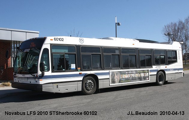 BUS/AUTOBUS: Novabus LFS 2010 STSherbrooke