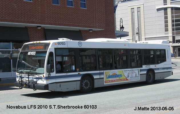 BUS/AUTOBUS: Novabus LFS 2010 STSherbrooke