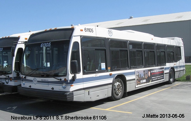 BUS/AUTOBUS: Novabus LFS 2011 STSherbrooke