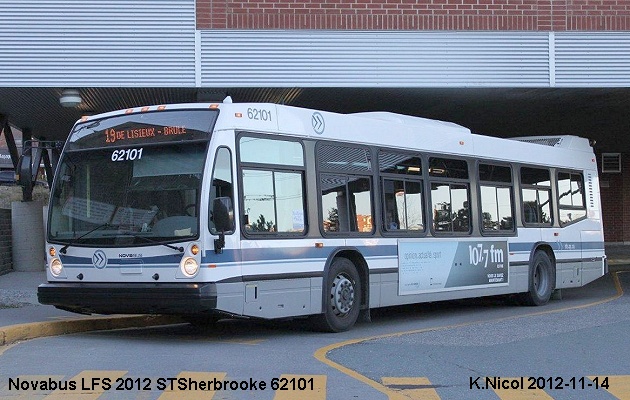 BUS/AUTOBUS: Novabus LFS 2012 STSherbrooke