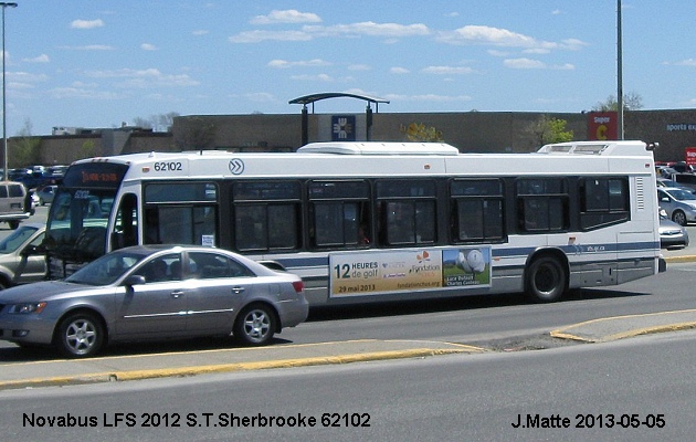 BUS/AUTOBUS: Novabus LFS 2012 STSherbrooke