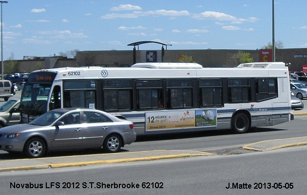 BUS/AUTOBUS: Novabus LFS 2012 STSherbrooke