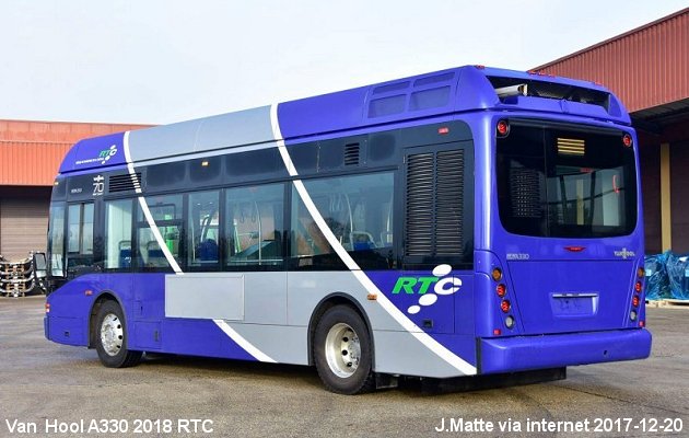 BUS/AUTOBUS: Van Hool A330 2018 RTC