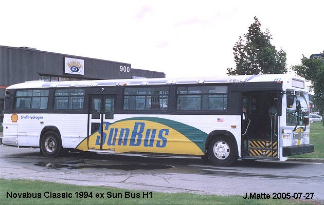 BUS/AUTOBUS: Novabus Classic 1994 Sun Bus