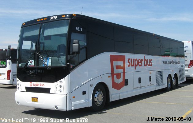 BUS/AUTOBUS: Van Hool T119 1998 Super Bus