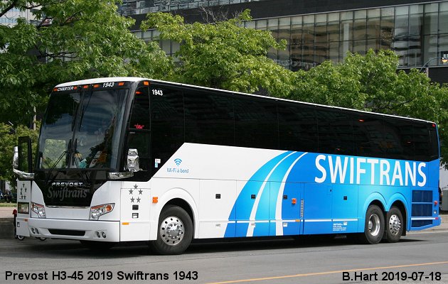 BUS/AUTOBUS: Prevost H3-45 2019 Swiftrans