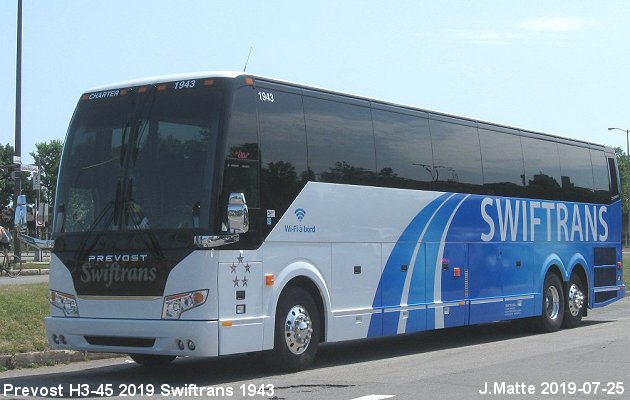 BUS/AUTOBUS: Prevost H3-45 2019 Swiftrans