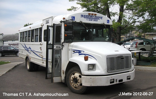 BUS/AUTOBUS: Thomas C 1 2008 TA Ashapmouchouan