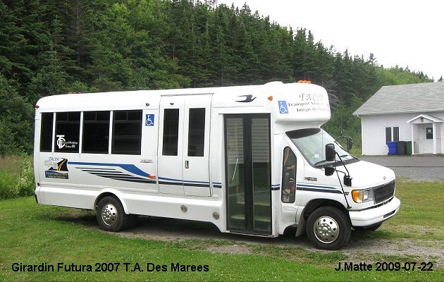 BUS/AUTOBUS: Blue Bird Futura 2007 T.A. Des Marees