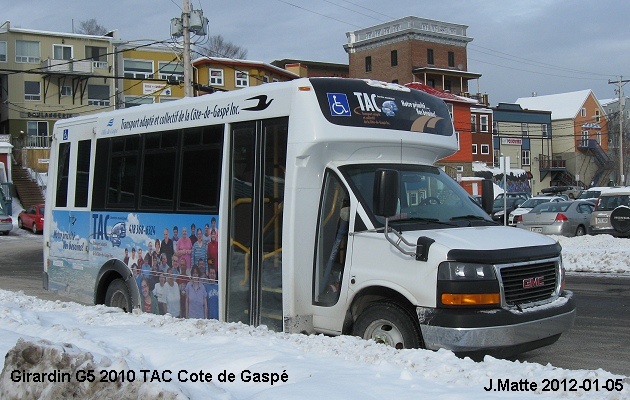BUS/AUTOBUS: Girardin G5 2010 TA Gaspe