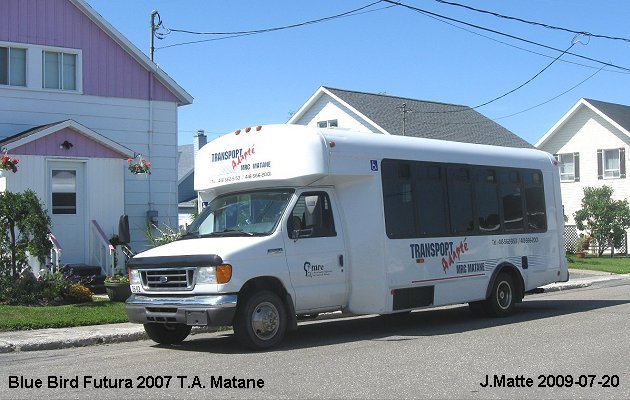 BUS/AUTOBUS: Blue Bird Futura 2007 T.A.Matane