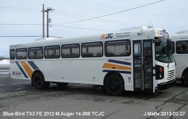 BUS/AUTOBUS: Blue Bird TX3 2014 TCJC