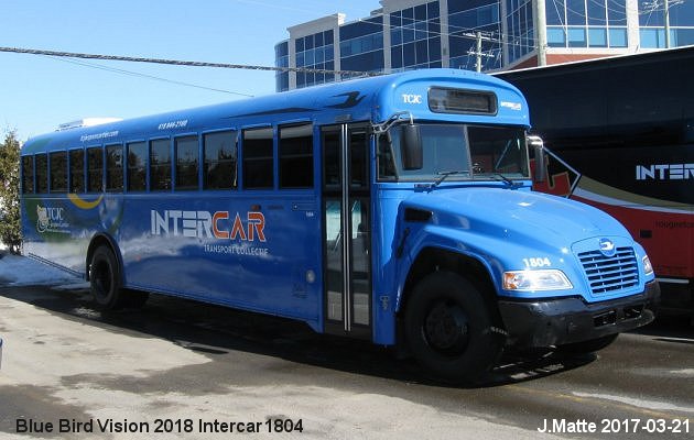 BUS/AUTOBUS: Blue Bird Vision 2018 TCJC