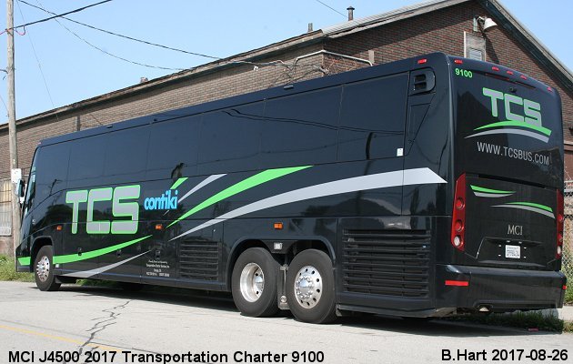 BUS/AUTOBUS: MCI J4500 2017 Transportation Charter