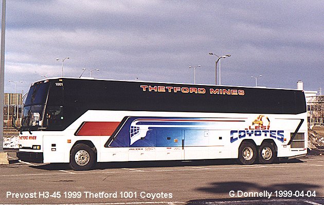 BUS/AUTOBUS: Prevost H3-45 1999 Thetford