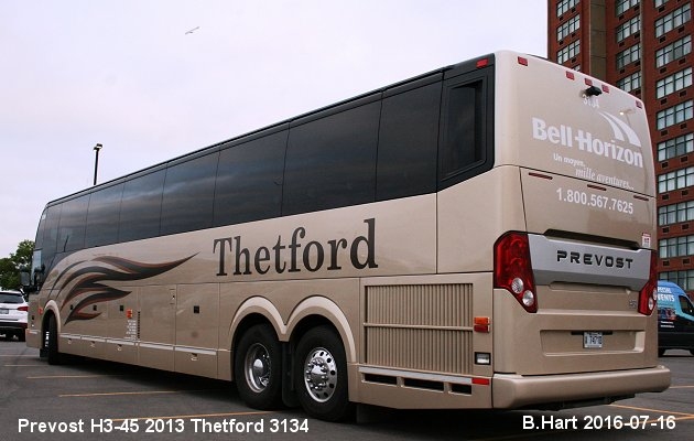 BUS/AUTOBUS: Prevost H3-45 2013 Bell-Horizon