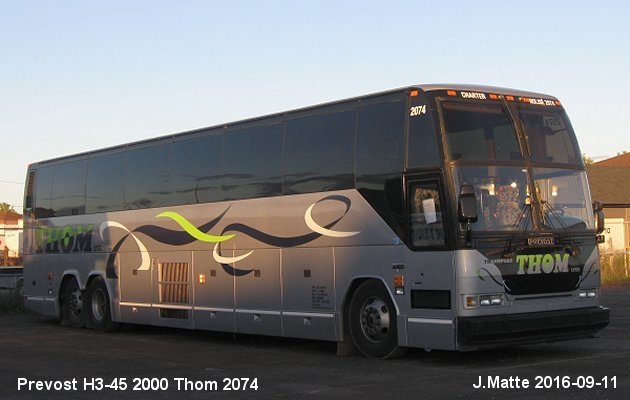 BUS/AUTOBUS: Prevost H3-45 2002 Bell-Horizon