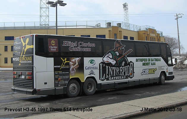 BUS/AUTOBUS: Prevost H3-45 1997 Thom