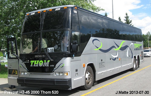 BUS/AUTOBUS: Prevost H3-45 2000 Thom
