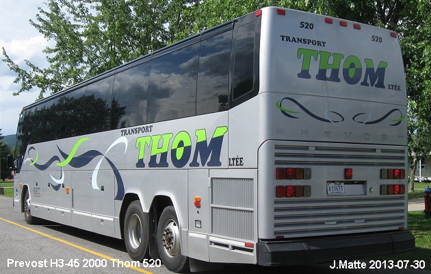 BUS/AUTOBUS: Prevost H3-45 2000 Thom