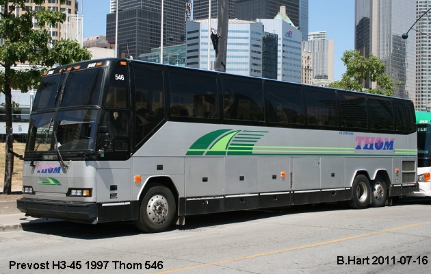 BUS/AUTOBUS: Prevost H3-45 1997 Thom