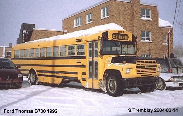 BUS/AUTOBUS: Thomas B700 1992 Scolaire