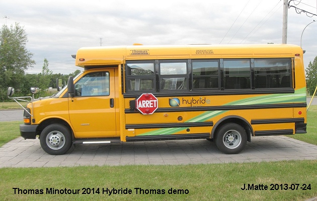 BUS/AUTOBUS: Thomas Minotour CNG 2014 Thomas