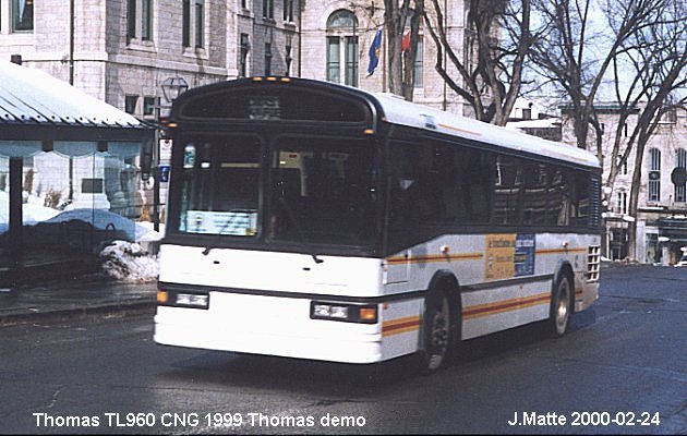 BUS/AUTOBUS: Thomas TL960 CNG 1999 Thomas