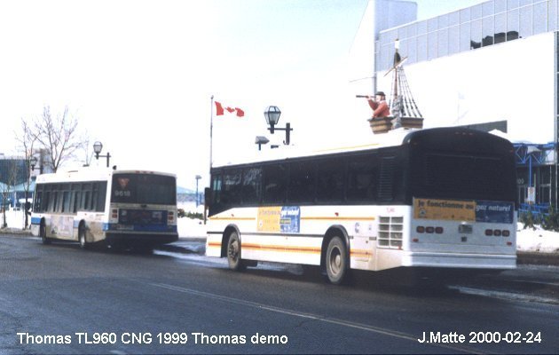 BUS/AUTOBUS: Thomas TL960 CNG 1999 Thomas