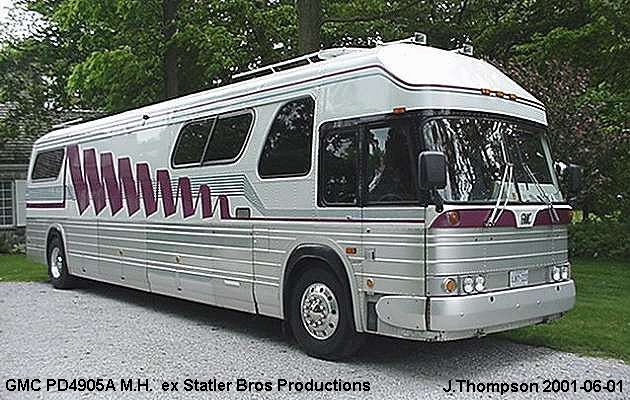 BUS/AUTOBUS: GMC PD 4905A M.H. 1975 Thompson J.