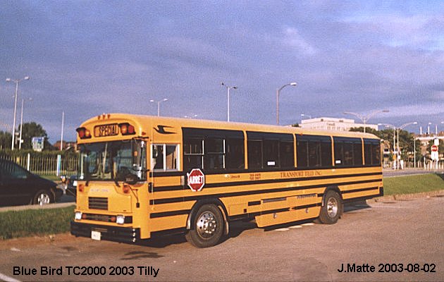 BUS/AUTOBUS: Blue Bird TC2000 2000 Tilly