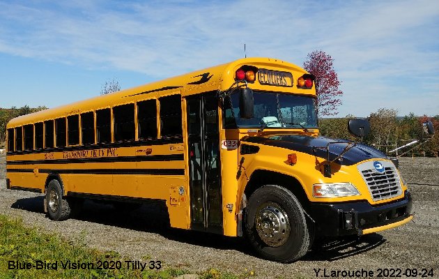 BUS/AUTOBUS: Blue Bird Vision 2020 Tilly