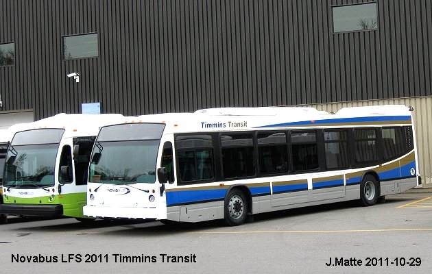 BUS/AUTOBUS: Novabus LFS 2012 Timmins