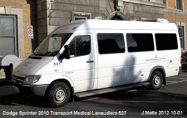 BUS/AUTOBUS: Dodge Sprinter 2010 Tm Lanaudiere