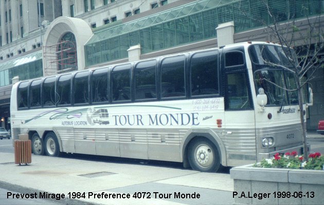 BUS/AUTOBUS: Prevost Mirage 1984 Preference