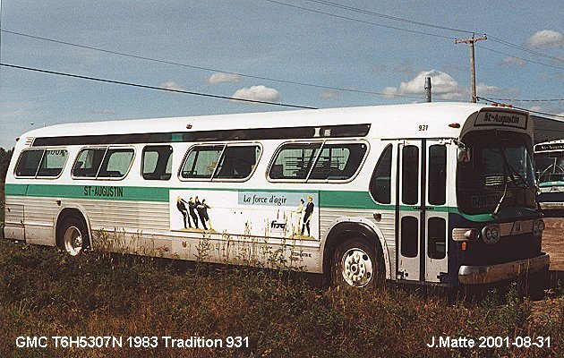 BUS/AUTOBUS: GMC T6H5307N New Look 1983 Tradition