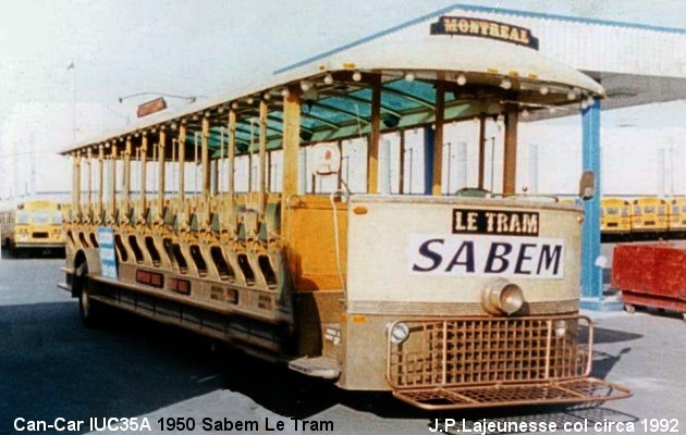 BUS/AUTOBUS: C.C.F./Brill IUC35A 1950 Sabem