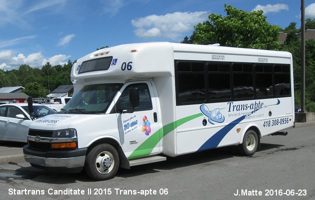 BUS/AUTOBUS: Startran Canditate II 2016 Trans-apte